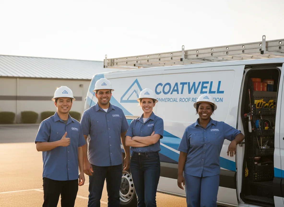 Commercial roof coating company in Rheems, PA